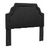 CF90009-501CL Classic Charcoal Gray Full-Queen Upholstered Headboard - Loren-2