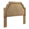 CF90009-501CM Classic Camel Brown Full-Queen Upholstered Headboard - Loren-2