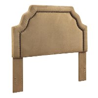 CF90009-501CM Classic Camel Brown Full-Queen Upholstered Headboard - Loren-2