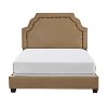 KF705009CM Classic Camel Brown Queen Upholstered Bed - Loren-4