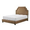 KF705009CM Classic Camel Brown Queen Upholstered Bed - Loren-5