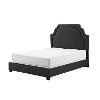 KF706009CL Classic Charcoal Gray King Upholstered Bed - Loren-4