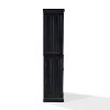 CF3103-BK Distressed Black Kitchen Pantry Cabinet - Seaside-4