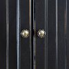 CF3103-BK Distressed Black Kitchen Pantry Cabinet - Seaside-6