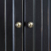 CF3103-BK Distressed Black Kitchen Pantry Cabinet - Seaside-6