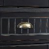 CF3103-BK Distressed Black Kitchen Pantry Cabinet - Seaside-7