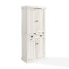 CF3103-WH Distressed White Kitchen Pantry Cabinet - Seaside-3