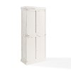 CF3103-WH Distressed White Kitchen Pantry Cabinet - Seaside-4