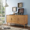CF1107-AC Mid Century Modern Acorn Brown Console Table - Landon