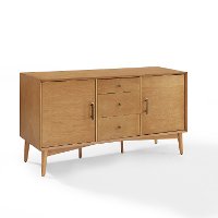 CF1107-AC Mid Century Modern Acorn Brown Console Table - Landon-4