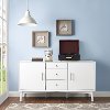CF1107-WH Mid-Century Modern White Console Table - Landon-2