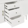 CF1107-WH Mid-Century Modern White Console Table - Landon-5
