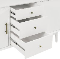 CF1107-WH Mid Century Modern White Console Table - Landon-5