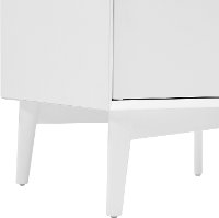 CF1107-WH Mid Century Modern White Console Table - Landon-6