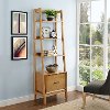 CF1109-AC Small Modern Brown Bookcase - Landon