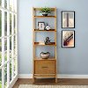 CF1109-AC Small Modern Brown Bookcase - Landon-2