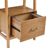 CF1109-AC Small Modern Brown Bookcase - Landon-5