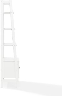 CF1109-WH Small Modern White Bookcase - Landon-3