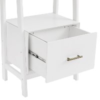 CF1109-WH Small Modern White Bookcase - Landon-4