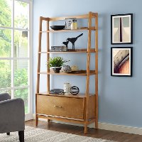 CF1110-AC Large Modern Brown Bookcase - Landon