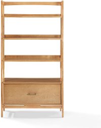 CF1110-AC Large Modern Brown Bookcase - Landon-4