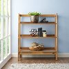 CF1111-AC Wide Modern Brown Bookcase - Landon-2