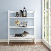 CF1111-WH Wide Modern White Bookcase - Landon-2