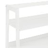 CF1111-WH Wide Modern White Bookcase - Landon-4