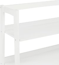CF1111-WH Wide Modern White Bookcase - Landon-4