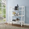 CF1111-WH Wide Modern White Bookcase - Landon-5