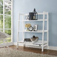CF1111-WH Wide Modern White Bookcase - Landon-5