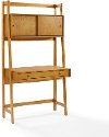 CF6511-AC Modern Brown Writing Desk - Landon