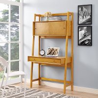 CF6511-AC Modern Brown Writing Desk - Landon-3