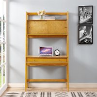 CF6511-AC Modern Brown Writing Desk - Landon-4