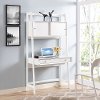CF6511-WH Modern White Writing Desk - Landon