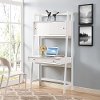 CF6511-WH Modern White Writing Desk - Landon-2