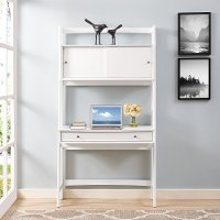 CF6511-WH Modern White Writing Desk - Landon-3