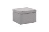 Classic Contemporary Gray Glider Chair and Ottoman - Owen-5