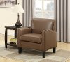Brown Transitional Accent Chair - Harriet