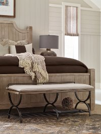 Rachel Ray Home Sunbleached Bed Bench - Monteverdi