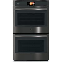 PT9551BLTS GE Profile 30 Inch Smart Double Wall Oven - 10 cu. ft. Black Stainless Steel