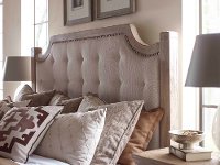 Rachel Ray Home Sunbleached Queen Upholstered Bed - Monteverdi