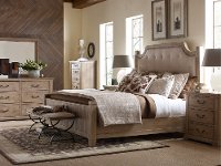 Rachel Ray Home Sunbleached Queen Upholstered Bed - Monteverdi-3
