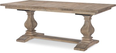 Rachael Ray Home Sunbleached Trestle Dining Table - Monteverdi