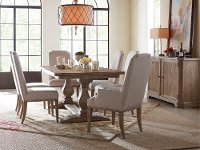 Rachael Ray Home Sunbleached Trestle 7 Piece Dining Set - Monteverdi
