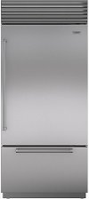 BI-36UID/S/PH-RH Sub-Zero 36 Inch Classic Bottom Freezer Refrigerator with Internal Water Dispenser - 21.7 cu. ft., Right Hinge, Stainless Steel