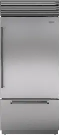 BI-36UID/S/PH-RH Sub-Zero 36 Inch Classic Bottom Freezer Refrigerator with Internal Water Dispenser - 21.7 cu. ft., Right Hinge, Stainless Steel