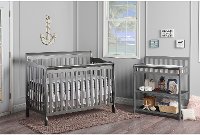 Storm Gray Convertible 5-in-1 Crib - Ashton