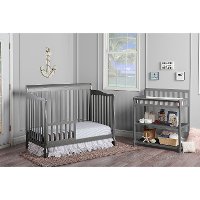 Storm Gray Convertible 5-in-1 Crib - Ashton-5