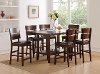 Brown 5 Piece Counter Height Dining Set - Newcomb